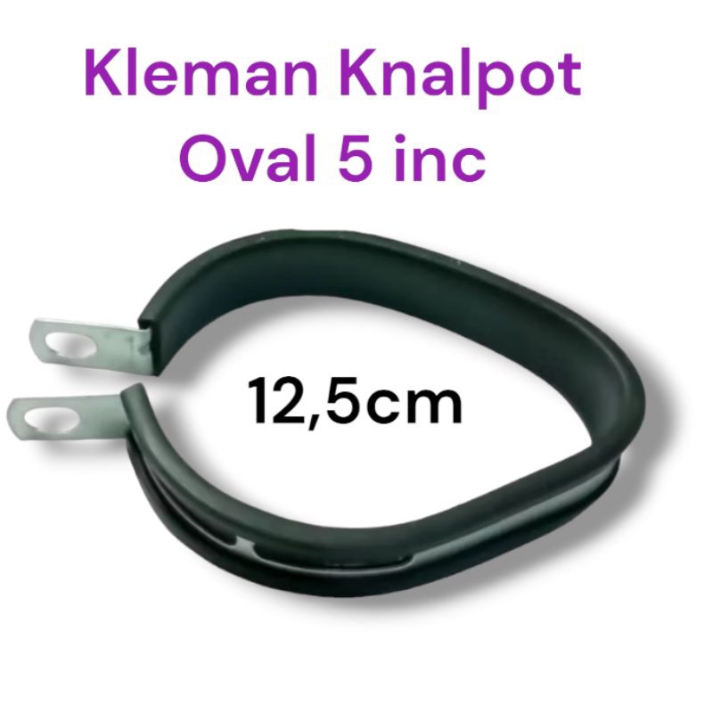 5" Breket Klem Kleman Gantungan Silincer Knalpot Racing Oval