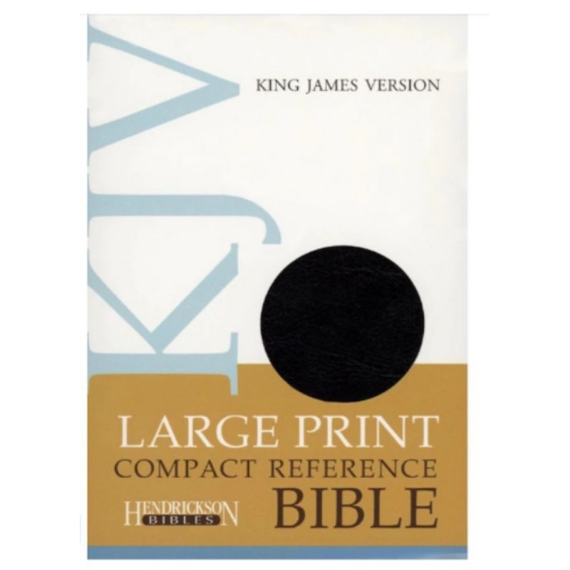 KJV Large Print Compact Reference Bible (Flexisoft, Black, Red Letter)