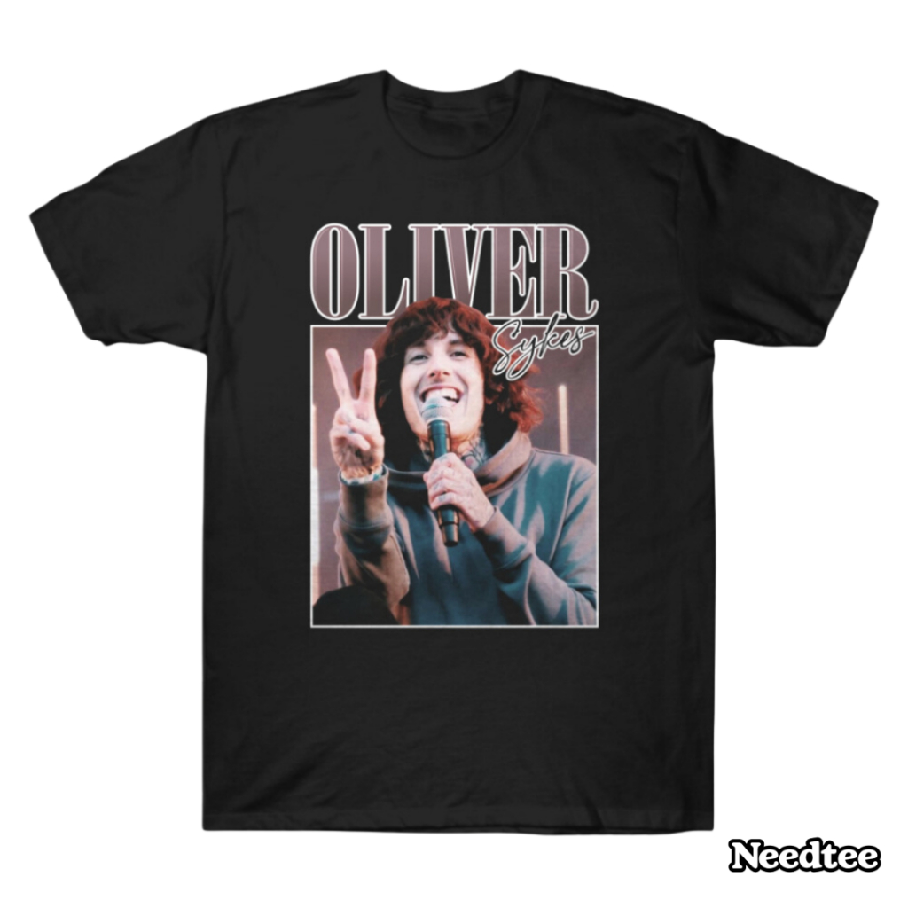 Kaos Band OLIVER SYKES - BMTH Music Tshirt Katun Premium