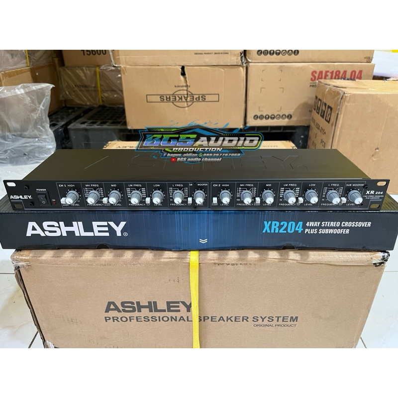 crossover Ashley xr 204 4 way plus subwoofer