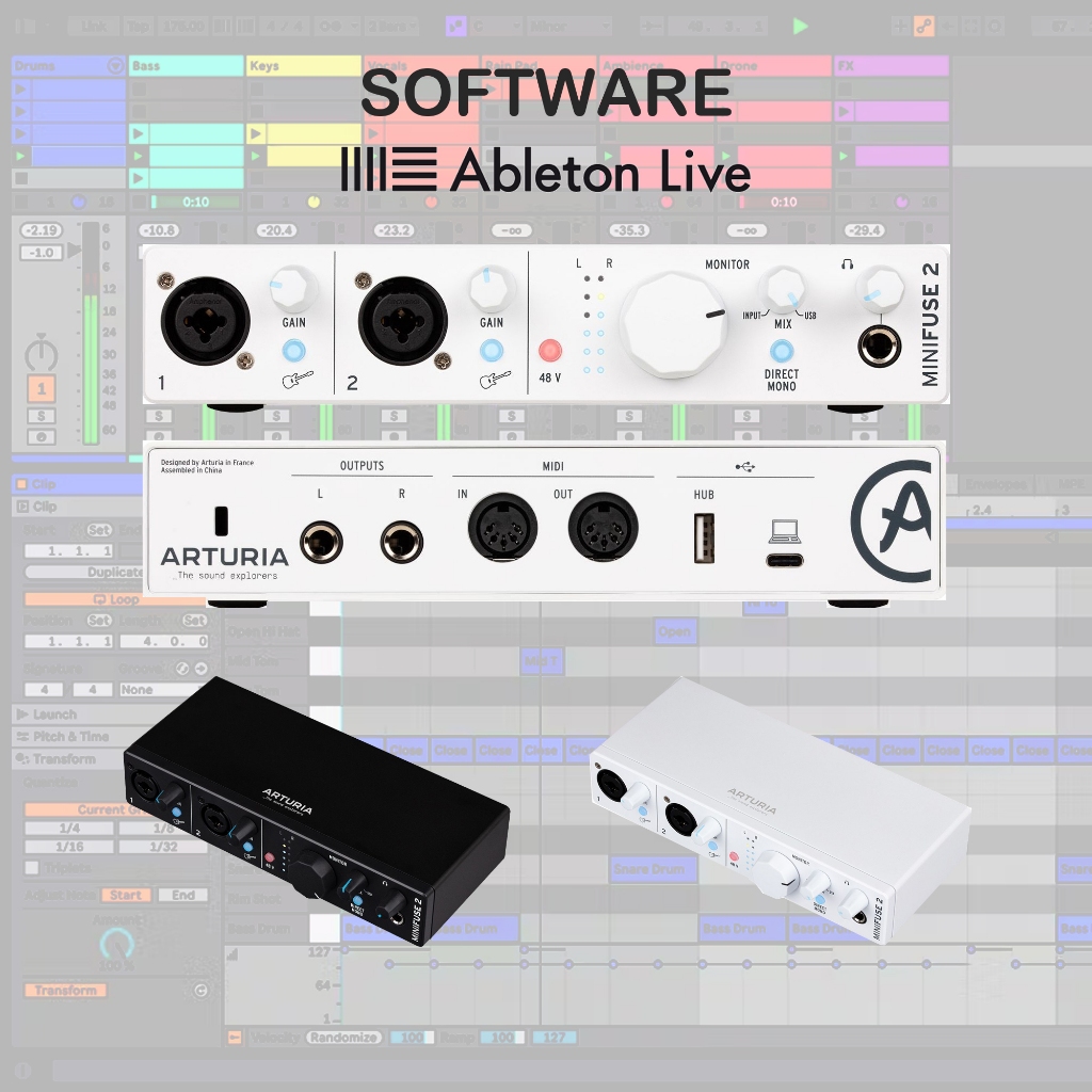 ARTURIA MiniFuse 2 | Soundcard Live Streaming DJ Produce Musik Original