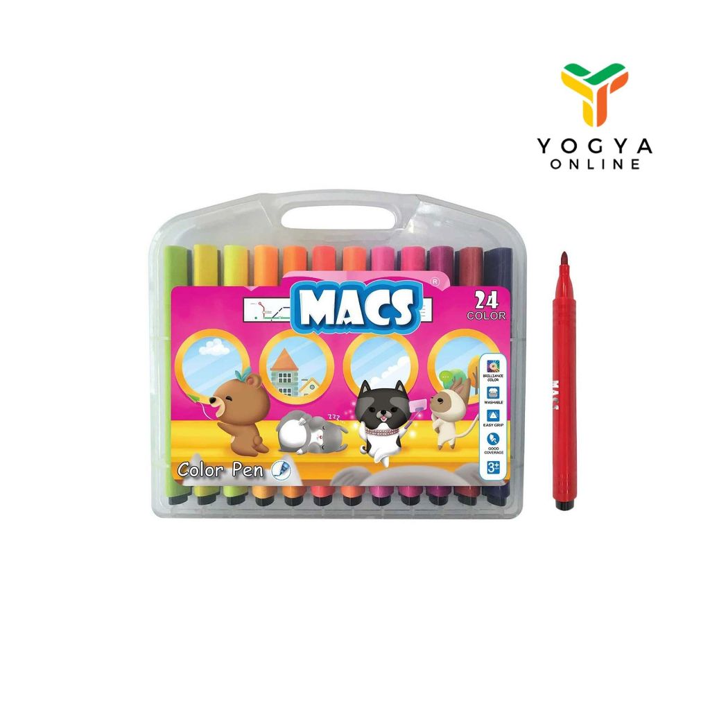 

Macs Color Pen Triangle 24 Color