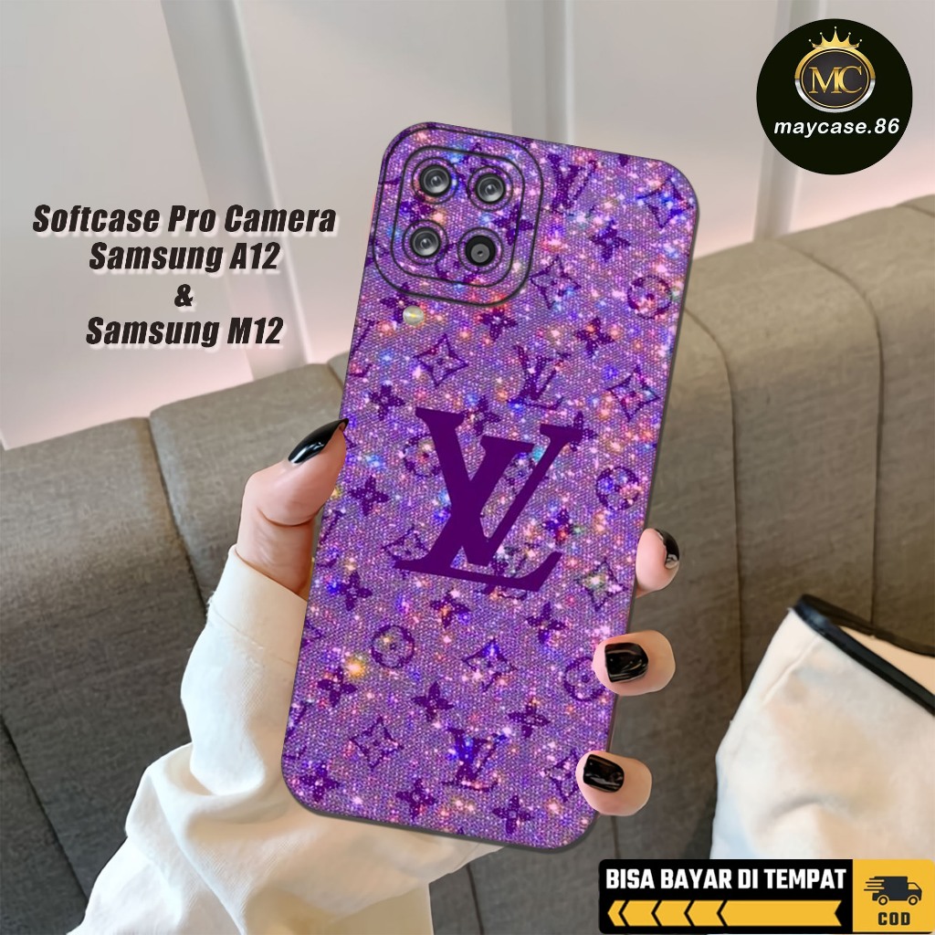 MAYCASE.86 Case Samsung A12/M12 - Motif Case LV Samsung A12/M12 - Softcase Samsung A12/M12 - Pelindu