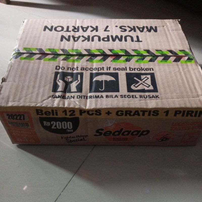 k-ecap Sedap Kecap Manis Kemasan 2000an 1 Dus isi 48pcs