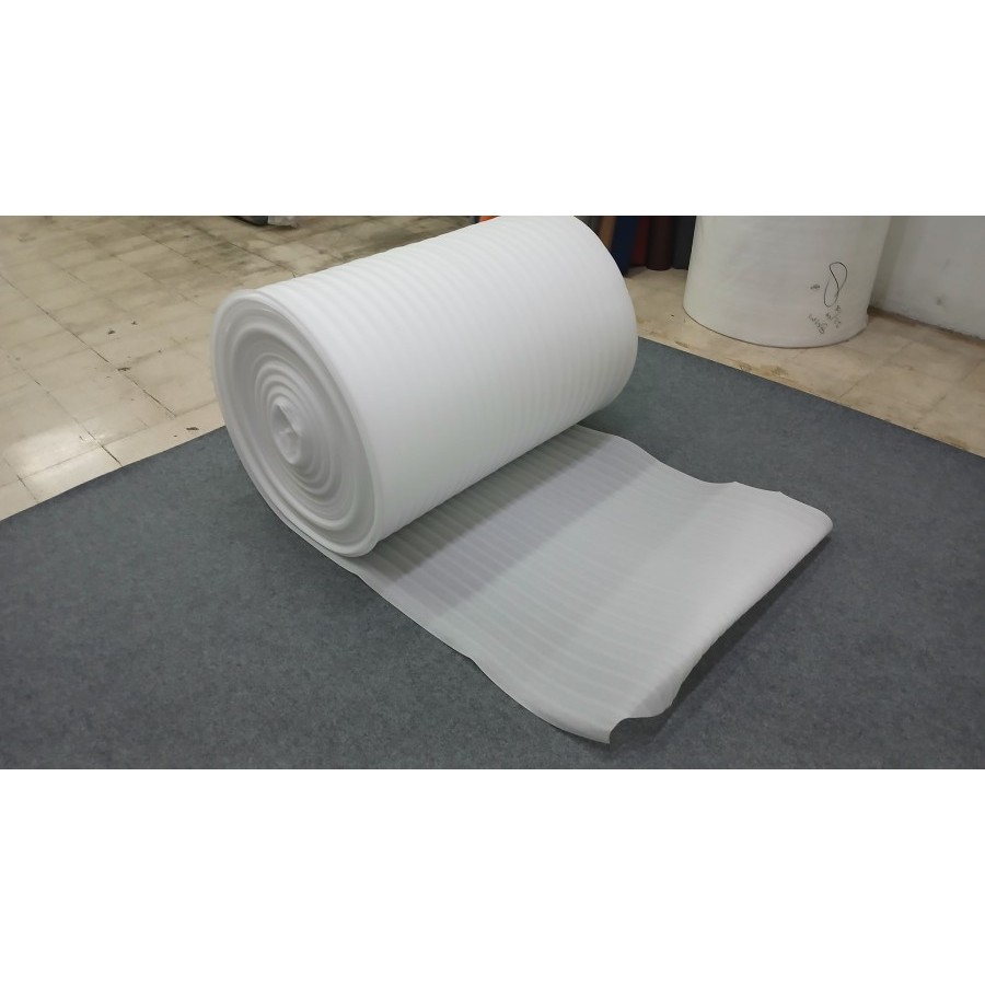 

Busa Polyfoam Foam Sheet / Packing Kemasan Busa Polyethylene TEBAL 3mm Busa Polyfoam Meteran