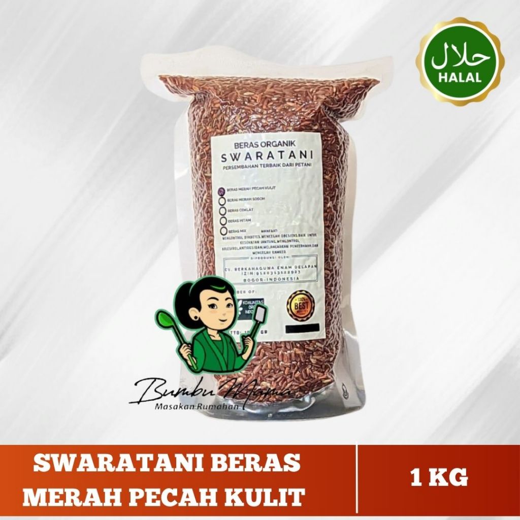 

Swaratani Beras Merah Pecah Kulit Organik 1 Kg