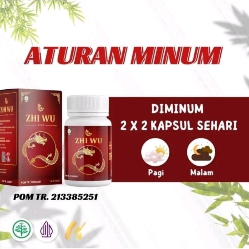Craneyyeye Zhi Wu Original 60 Kapsul Obat Herbal Cina Atasi Asam Urat Dan Rematik Sakit Pinggang