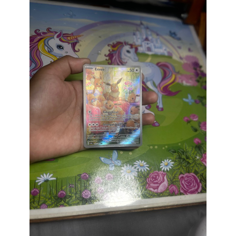 eevee ar 191/167 kartu pokemon tcg indonesia
