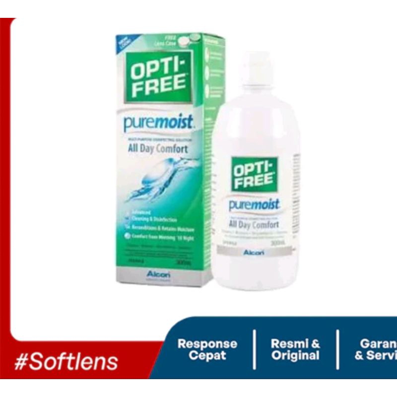 

Cairan Air Solution Pembersih atau Perendam Sofflens OTIFREE PUREMOIST 300ml