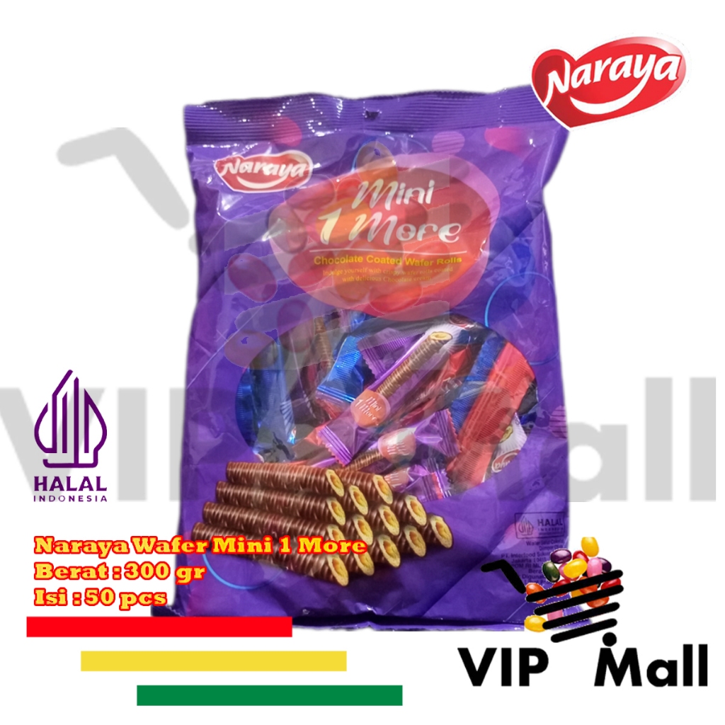 

Naraya Mini 1 More Wafer Chocolate 300Gram.
