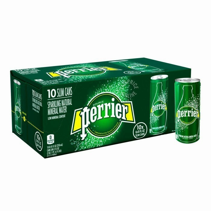 

Perrier Carbonated Sparkling Air Mineral Water Kaleng 250ml / Krat x 10 Kaleng DUS