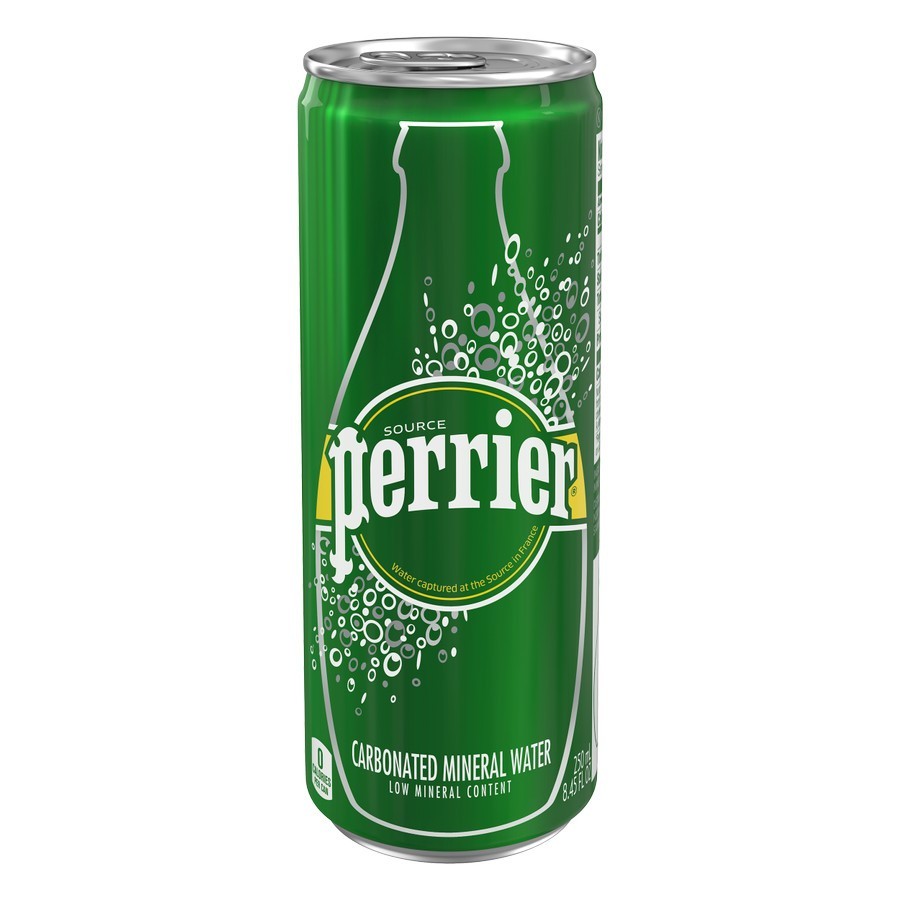 

Perrier Carbonated Sparkling Air Mineral Water Kaleng 250ml