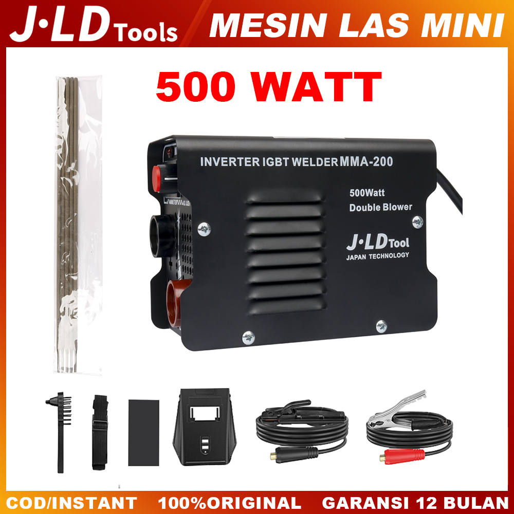 JLD Mesin las mini 450W Mesin Las Listrik 220V Mesin las Double Blower
