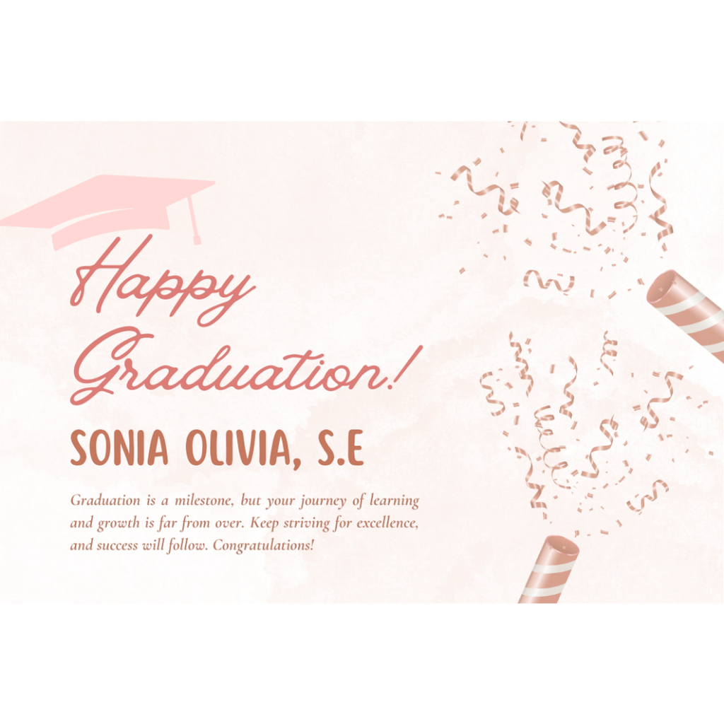 Kartu Ucapan Wisuda Happy Graduation Card
