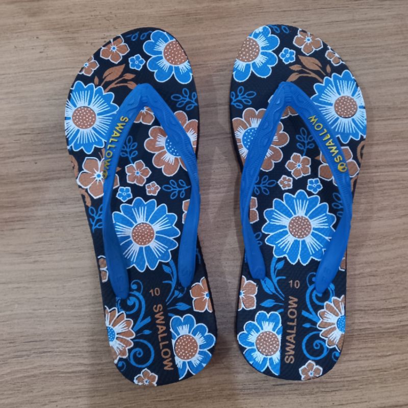 sandal japit swallow sandal jepit swallow motif daun swallow maple sandal dewasa sandal cewek