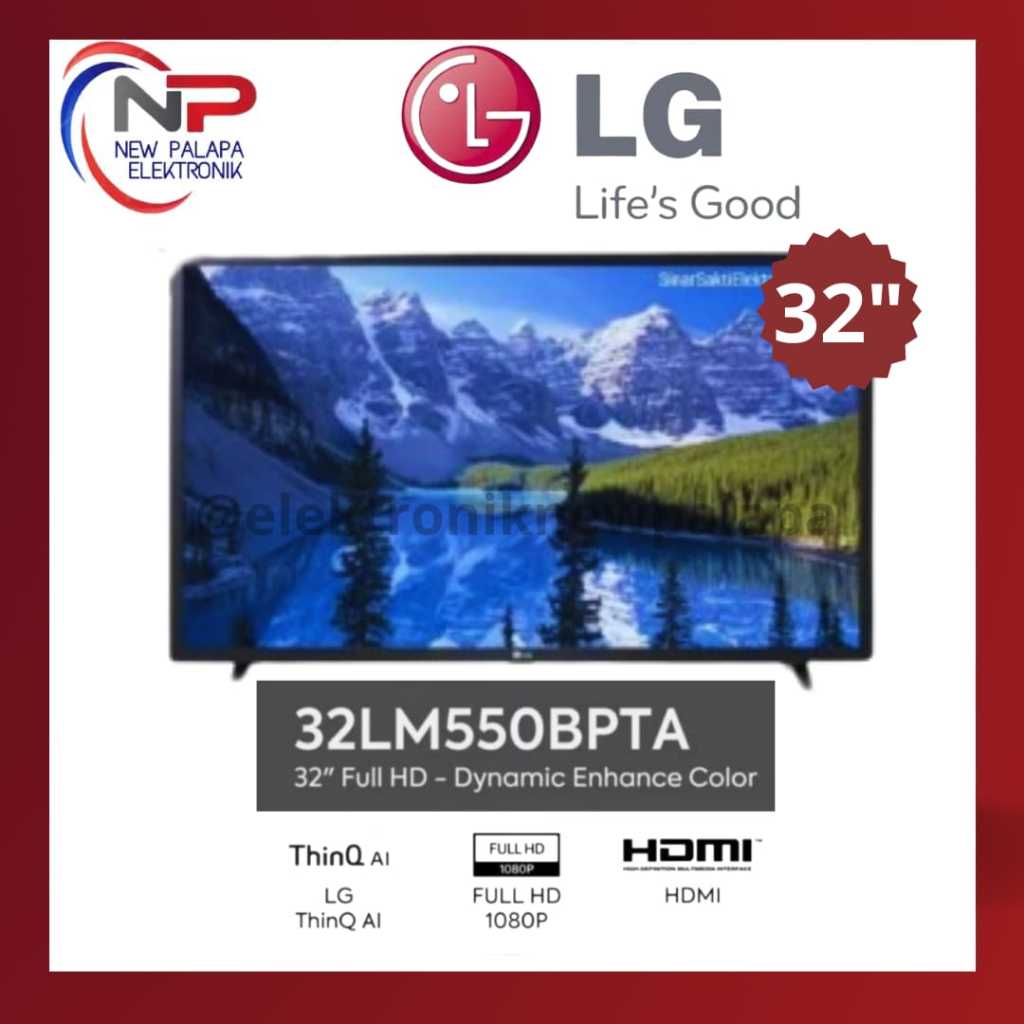 LED LG Digital 32inch Tanpa STB - LED Digital 32inch - TV LED LG 32LM550