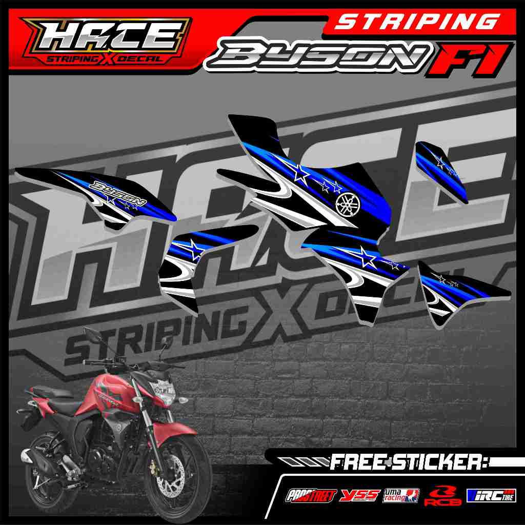 677 STRIPING STCIKER BYSON FI - STRIPING STICKER BYSON FI PREMIUM GRAFIK