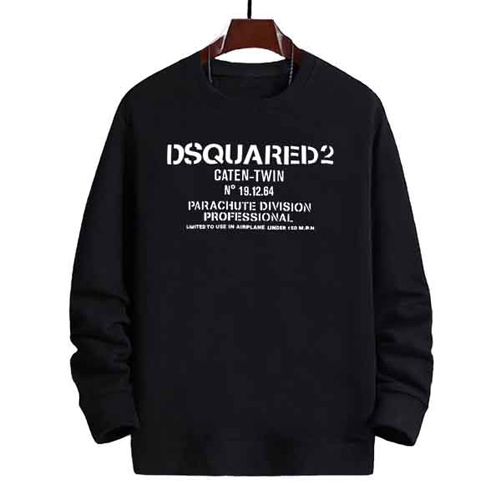 Sweater Dsquared2 Parachutes Division Crewneck Bahan Cotton Fleece | Ready Stock | Siap Kirim | Lang
