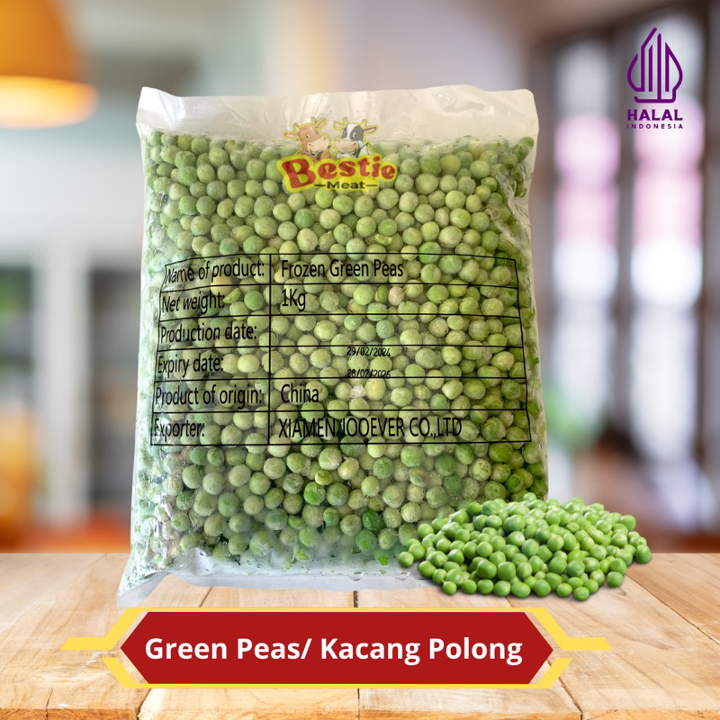 

Green Peas Frozen - Kacang Polong Hijau - Sayuran Kacang Polong