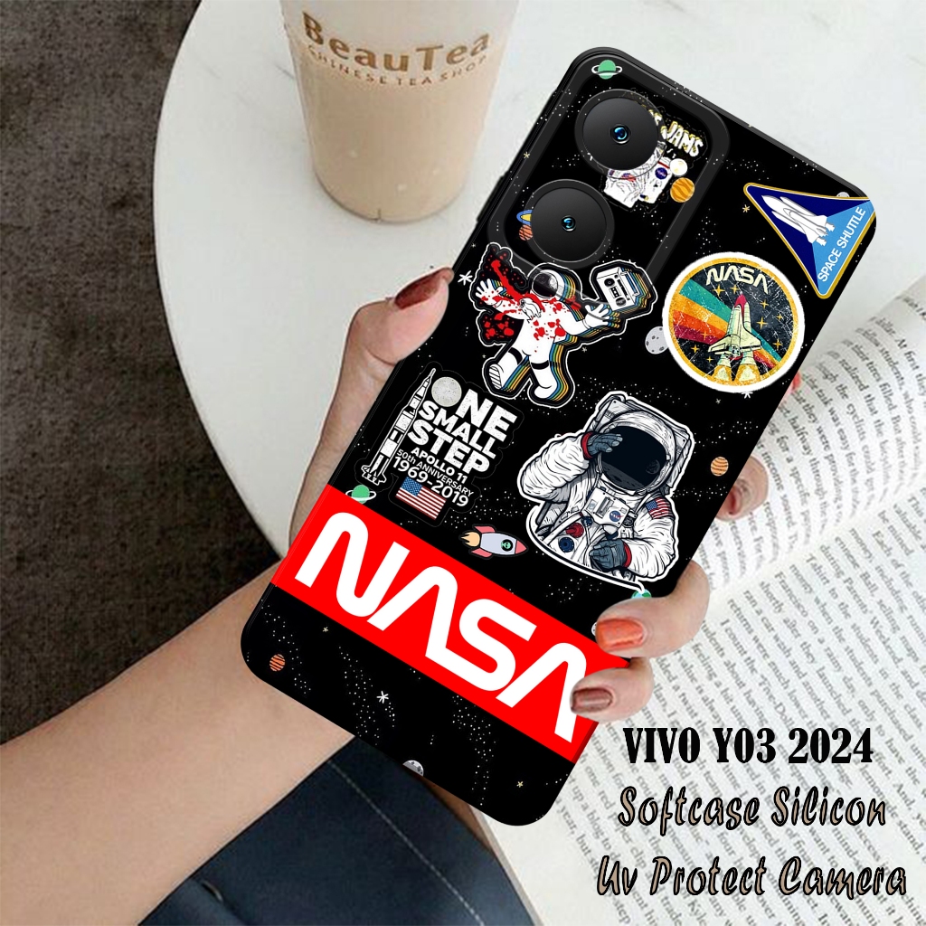 Case VIVO Y03 2024 - VIVO Y03 2024 Terbaru - Softcase  VIVO Y03 2024  - Softcase Pro Camera - Casing