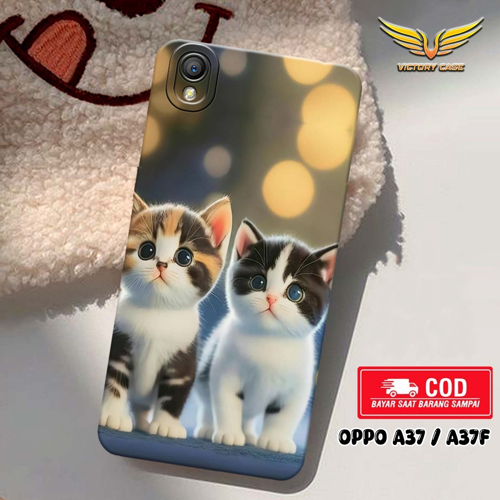 New Kucing Case - Softcase Oppo A37 / A37F Terbaru - Case Hp Oppo A37 / A37F - Casing Oppo A37 / A37