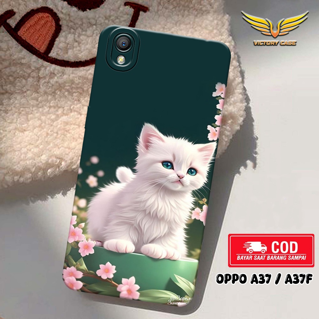 New Kucing Case - Softcase Oppo A37 / A37F Terbaru - Case Hp Oppo A37 / A37F - Casing Oppo A37 / A37