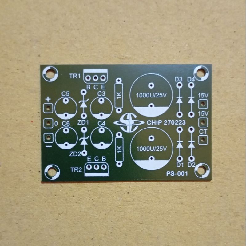 Saturn PS-001 PCB Power Supply Simetris 12v / 15v