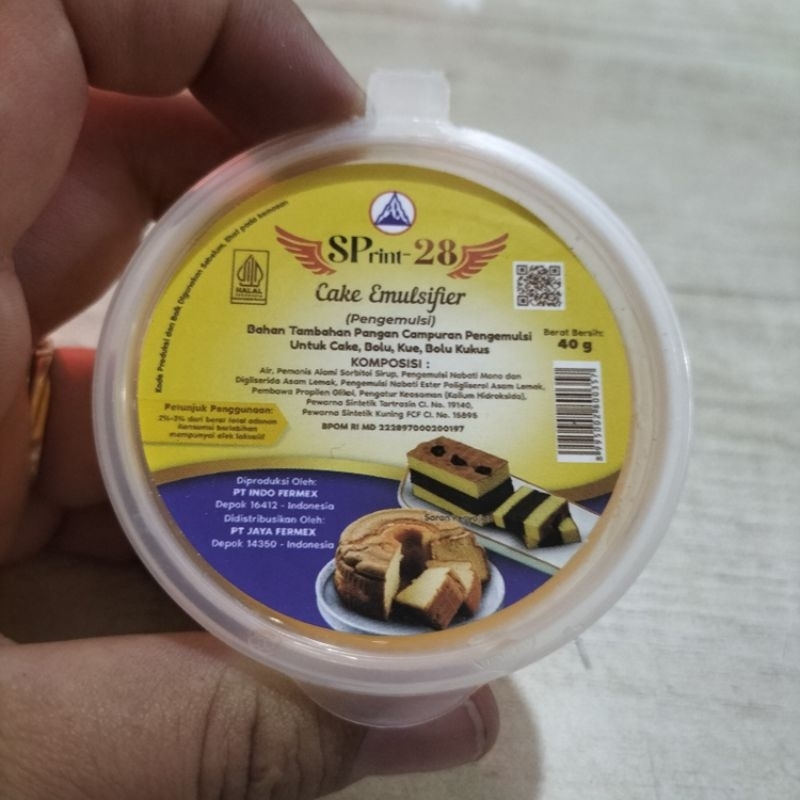 

SP SPrint 28 Sponge 28 | Pengemulsi Emulsifier | 40 Gram