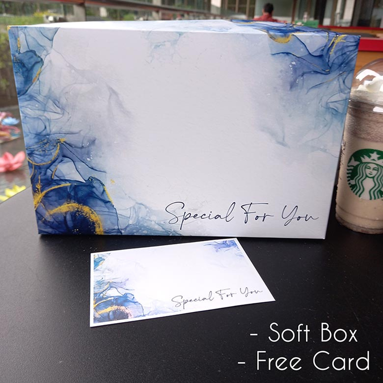 

box special for you | free card | soft box ( biru )