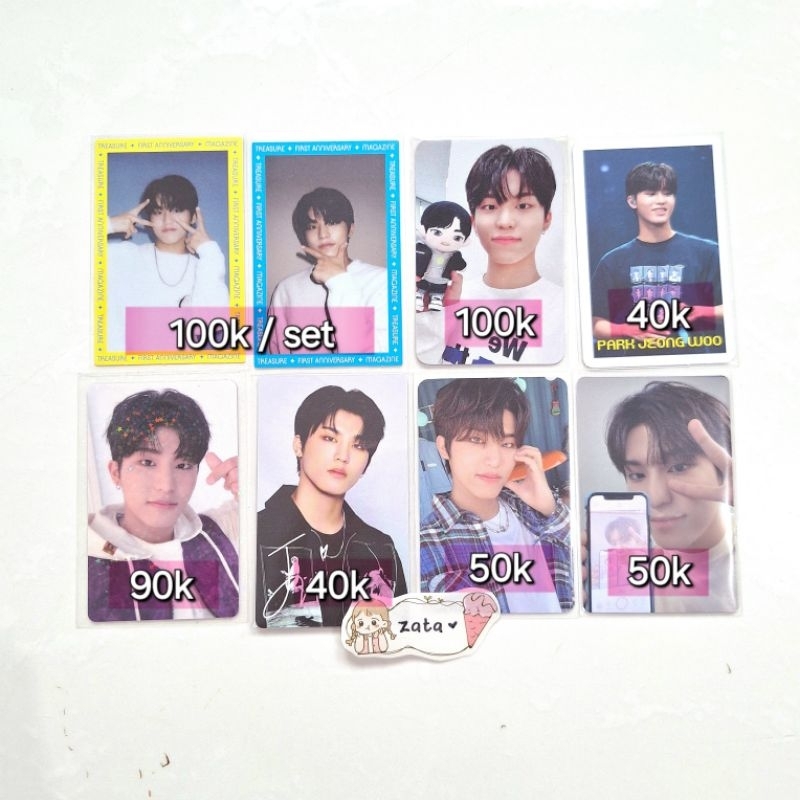 [ pilih jnt ] treasure jeongwoo pc 1st anniv plush doll teuday ld jikjin jp weverse mirror ygs reboo