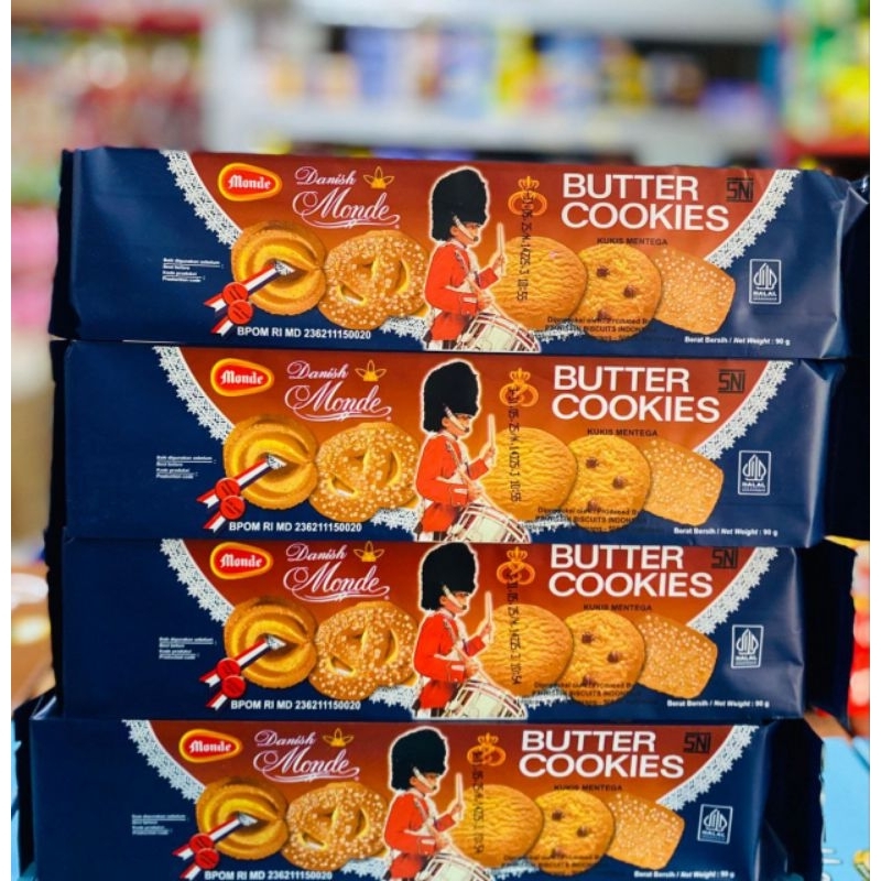 

MONDE BUTTER COOKIES 90G | aeriyusfina