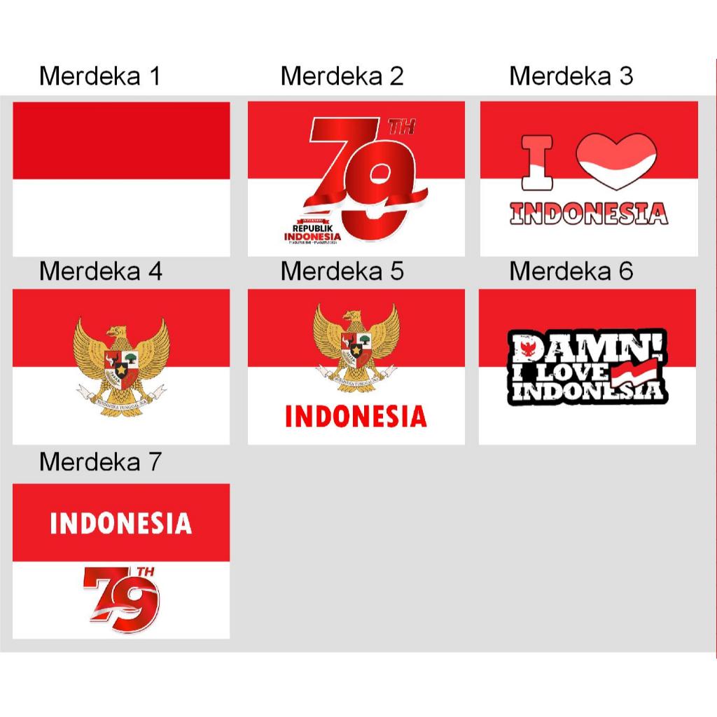 

100pcs Stiker Bendera/ stiker Pipi Bendera merah Putih/STIKER 17 AGUSTUS/Stiker Bendera Garuda Indonesia