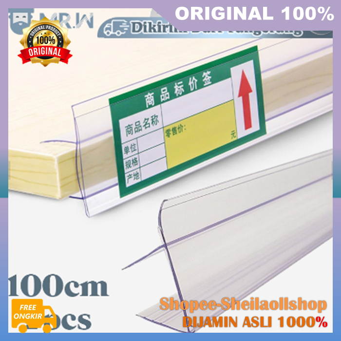 

Price Rail Shelf/Klip Label Harga 2 PCS 100% ASLI ORIGINAL