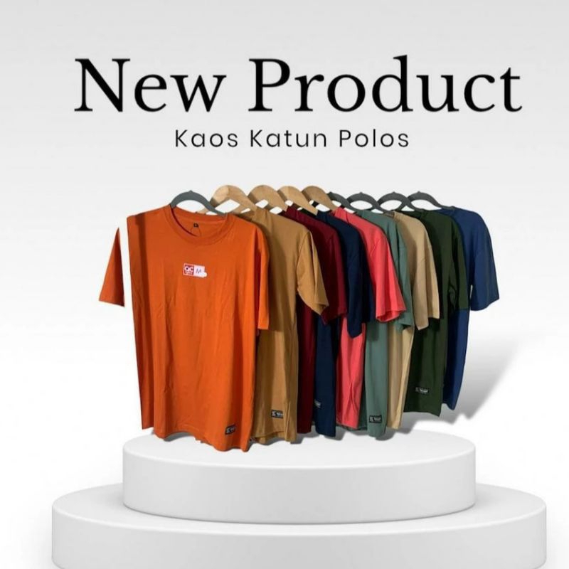 Kaos Katun Combed 24s |Kaos Polos Panjang | Kaos Katun Pendek| Kaos Oblong Polos Kaos Oversize Jumbo
