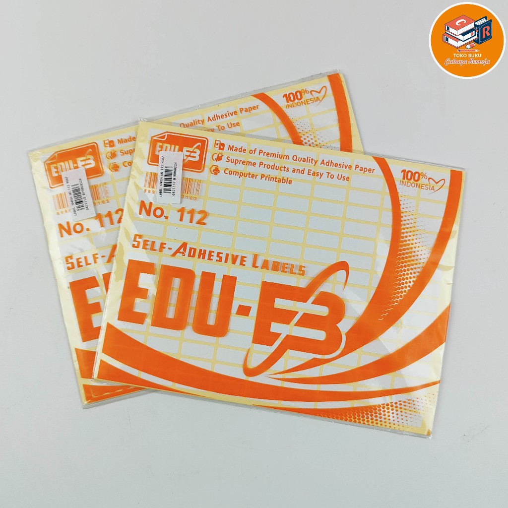 

Stiker Label harga Edu-b No 112 5Pak isi 50 Lembar Label undangan Tempelan harga