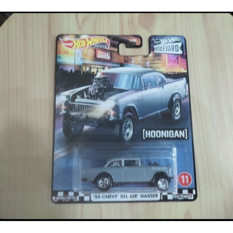 Hotwheels : '55 Chevy Bel Air Gasser boulevard