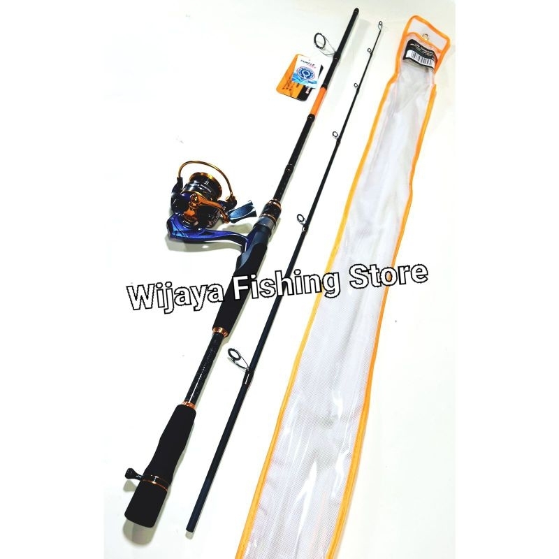 Set Pancing Spinning Joran Daido Ares Attack 180 dan Reel Indigo Madai