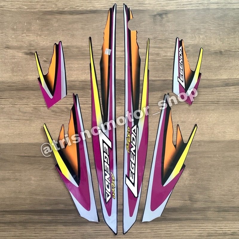 Lis Les List Striping Stiker Sticker Body Motor Astrea Grand Legenda 1 Berkualitas Terbaik Terlaris 