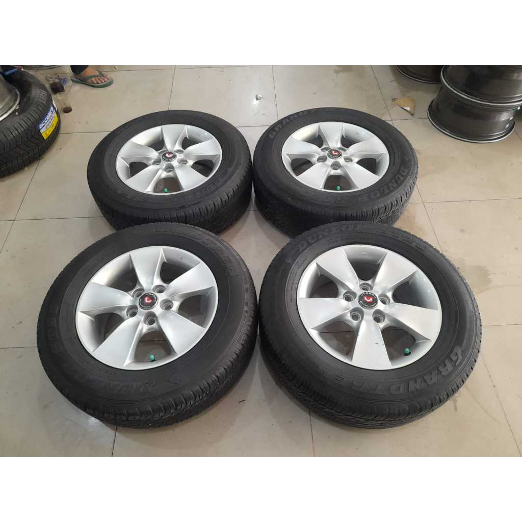 Velg Mobil Bekas Std Original Rush Ring 16 Pcd 5x114,3 Plus Ban 235/60 R16 2023