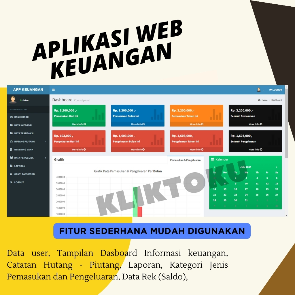 Aplikasi Web Keuangan