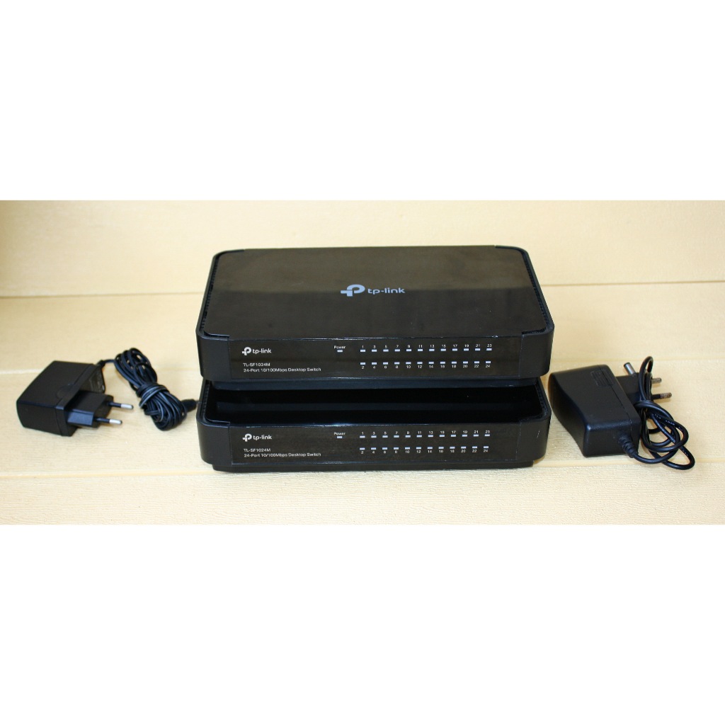 HUB SWITCH 24 PORT 10/100 TPLINK TP-LINK TL-SF1024M ALL PORT OK