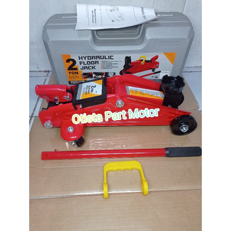 DONGKRAK BUAYA MINI 2 TON FLOOR JACK 2 TON HYDROLIC HYDRAULIC JACK MOBIL MINI ORI