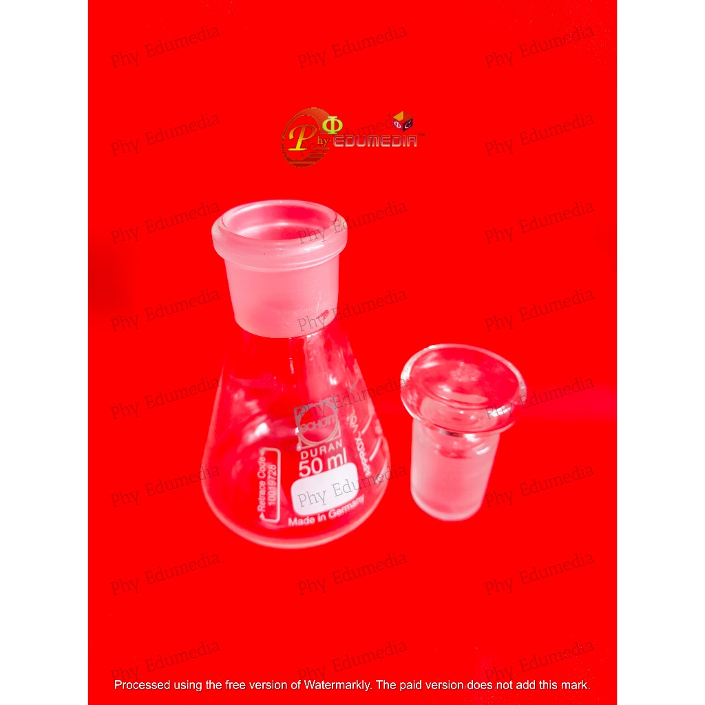 Erlenmeyer Asah 50ml / Erlenmeyer Tutup Asah 50ml DURAN