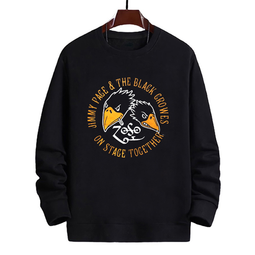 Sweater Jimmy Page's And The Crowes Crewneck Bahan Cotton Fleece | Ready Stock | Siap Kirim | Langsu