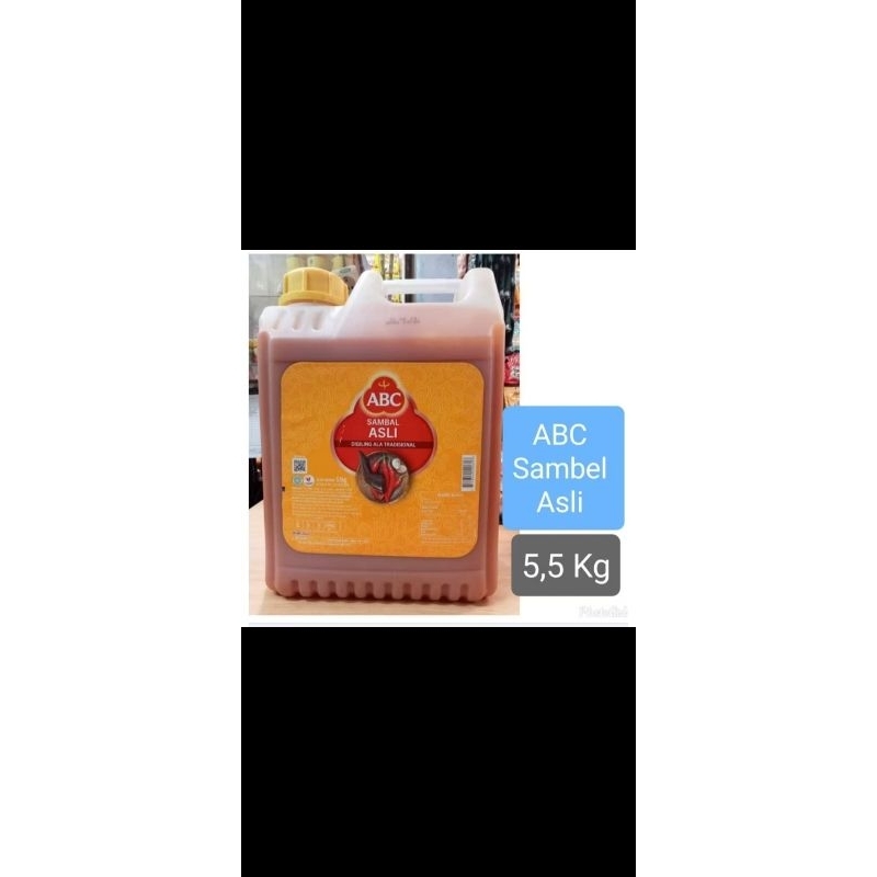 

Saos sambal & tomat ABC jerigen 5.5kg