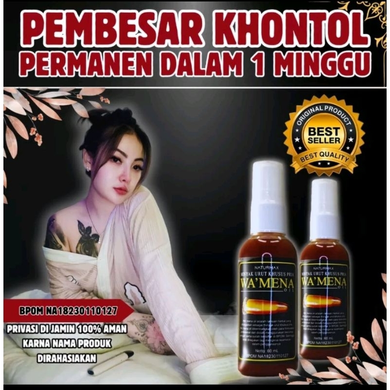 Minyak Wamena Pembesar Mr p pital laki laki Permanen daun tiga jari herbal cowo alamii dari dedaunNa