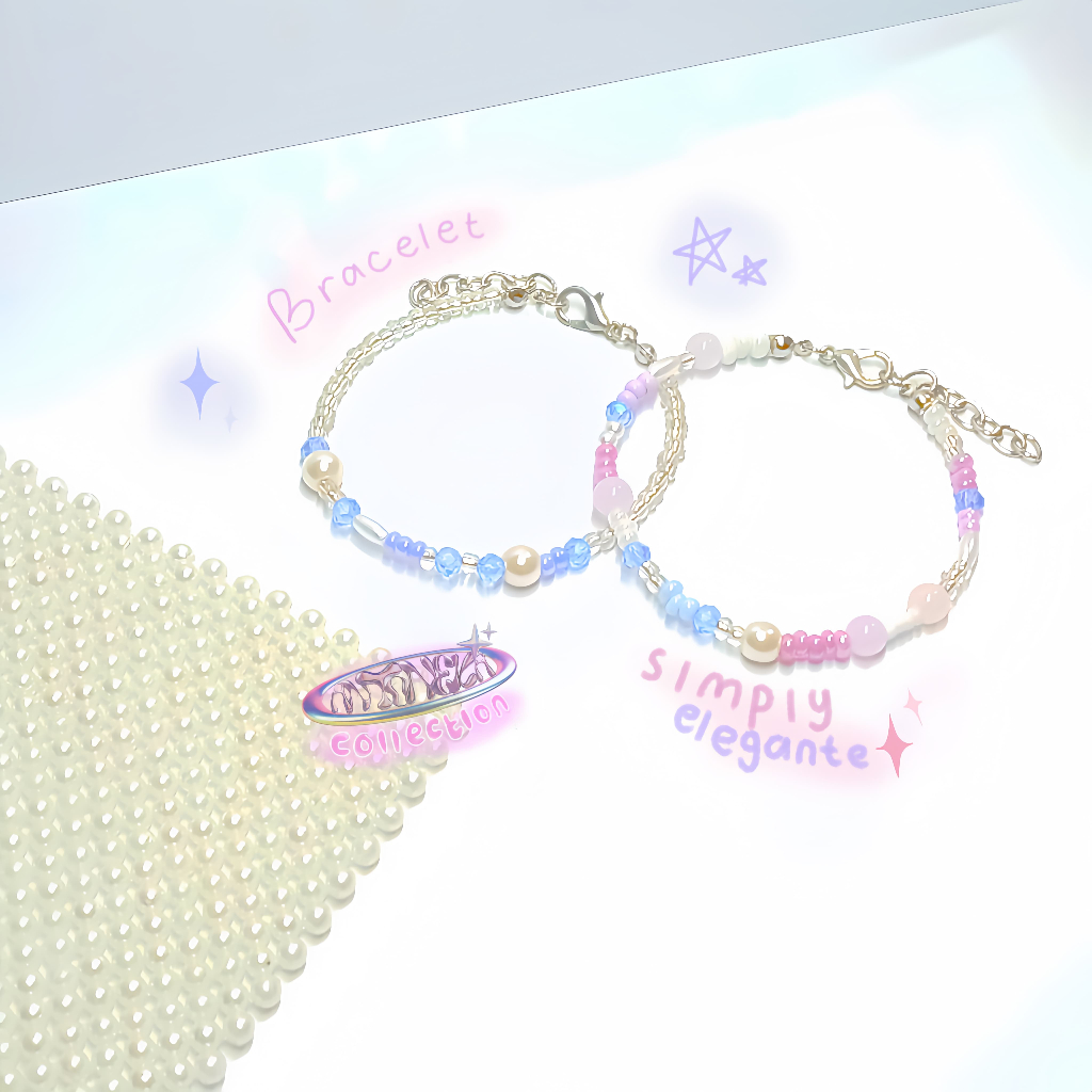 Gelang manik aesthetic korean style beads