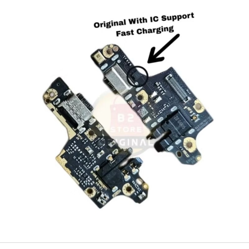 Flexibel Konektor Charger  / Papan Con Cas Xiaomi Poco X3 Pro - X3 Nfc Original With ic