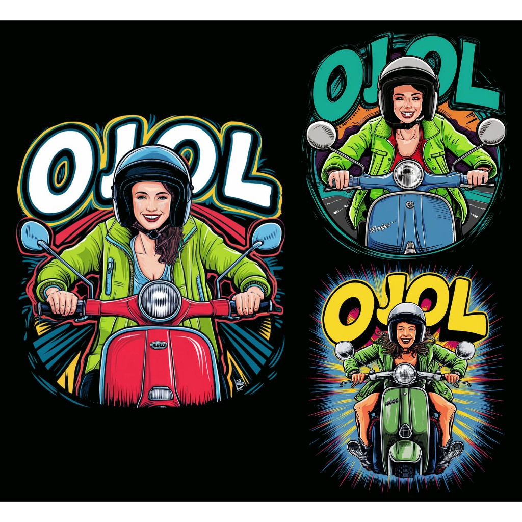 OJOL Sablon Setrika/Sablon DTF Printing Siap Press Kaos/Sweatshirt/Crewneck/Hoodie/Totebag/Sweater/J