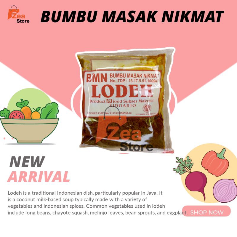 

Bumbu Masak Nikmat Lodeh